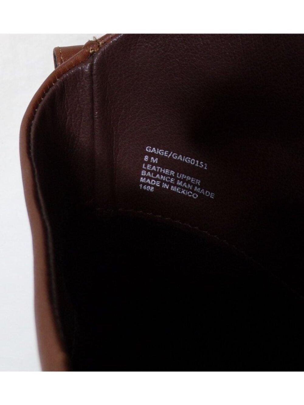 🆕STEVE MADDEN Gaige Knee High Riding Boot Brown Leather 8 - Picture 9 of 10